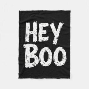 Boo lustiger Halloween-Geist Fleecedecke