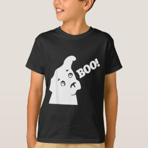 Boo _ Lustiger Versteckter Peekaboo Gruseliger Hal T-Shirt