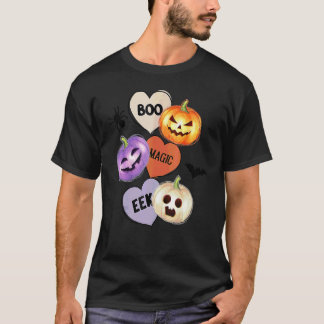 Boo Magischer Kürbis Saison Süß Herbst Halloween D T-Shirt
