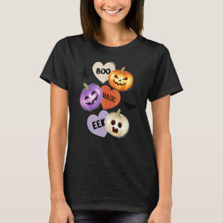 Boo Magischer Kürbis Saison Süß Herbst Halloween D T-Shirt