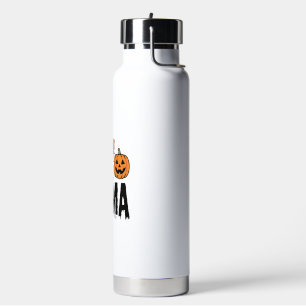 Boo Mama Halloween-Geist-Kürbis-Bogen-Design Trinkflasche