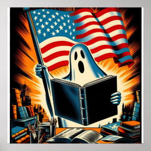 Boo-merica!: Ein großartiger Patriotismus im Vinta Poster