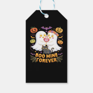 Boo Mine Forever Niedlich Ghosts Black Cat Liebe H Geschenkanhänger
