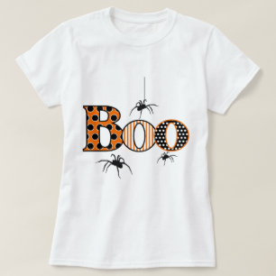 BOO mit Spiders Halloween T-Shirt