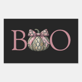 Boo Modern Schlange Hautpumpen mit rosa Bow Rechteckiger Aufkleber