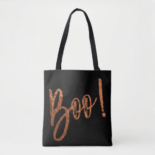 Boo! Moderne Halloween Süßigkeits-Tasche