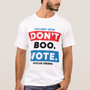 Boo nicht. Abstimmung T-Shirt