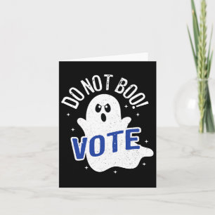 Boo nicht! Wahl Ghost Wahlen Demokratie Amerika Karte