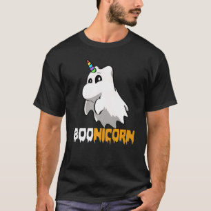 Boo Nicorn Halloween Beängstigend Frauensprecherin T-Shirt