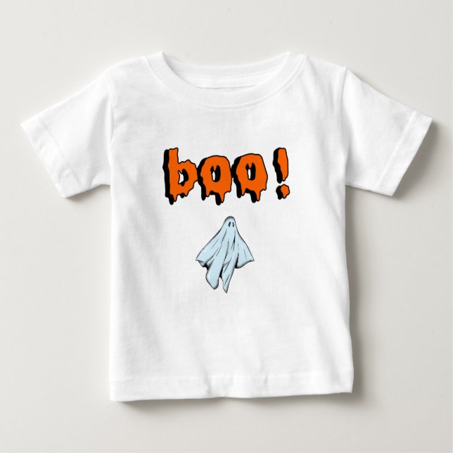 Boo Niedlich Ghost Baby T-shirt (Vorderseite)