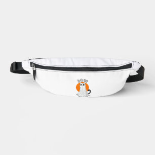 Boo Niedlich Ghost Cat Halloween Moon Spooky Kitty Bauchtasche