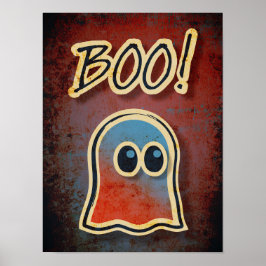 BOO Niedlich Ghost Poster