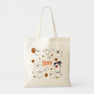Boo Niedlich Halloween Ghosts Tote Bag Tragetasche