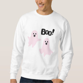 Boo Niedlich Halloween Pink Ghosts Spooky Sweatshirt