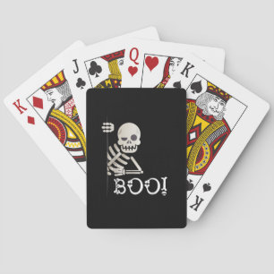 Boo! Niedlich Hiding Peekaboo Beängstigend Kids Ha Spielkarten