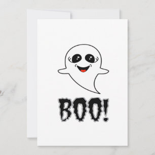 Boo! Niedliches Halloween von Lucas Retro Classic Feiertagskarte