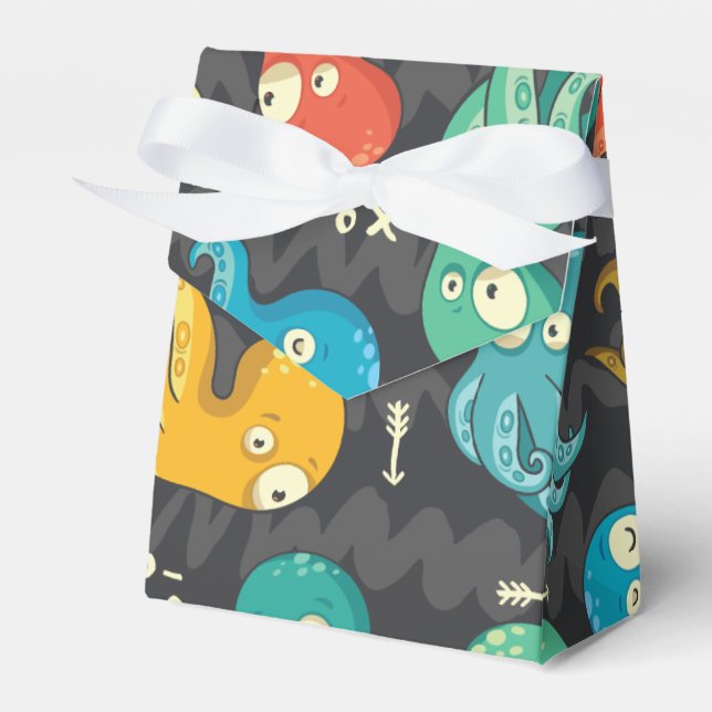 Boo Octopus Niedlich Multicolor Kids Bekleidung &  Geschenkschachtel (Vorderseite)