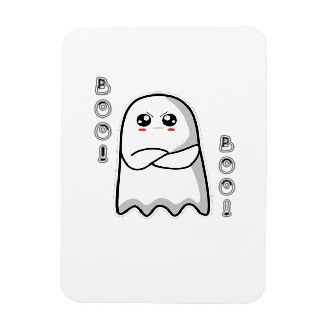 Boo Of Disapproval Classic Retro Magnet (Vertikal)