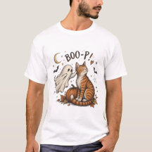 Boo-P Geist Orange Tabbykatze Nase Boop Halloween