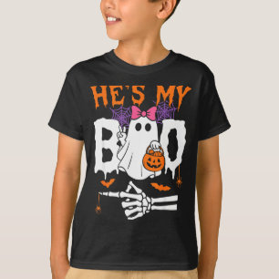 Boo passendes Paar Halloween lustig Boo T-Shirt