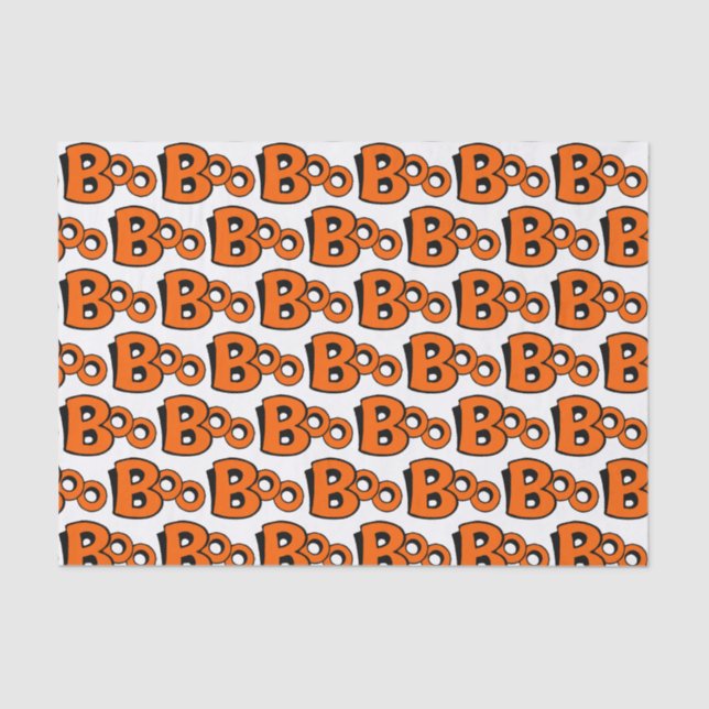 Boo Pattern Seidenpapier (Vorderseite)