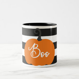 "Boo" Pumpkin Halloween Zweifarbige Tasse