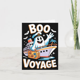 Boo Reise Halloween-Kostüm Gruselig Lustig Karte