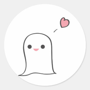 Boo Runder Aufkleber