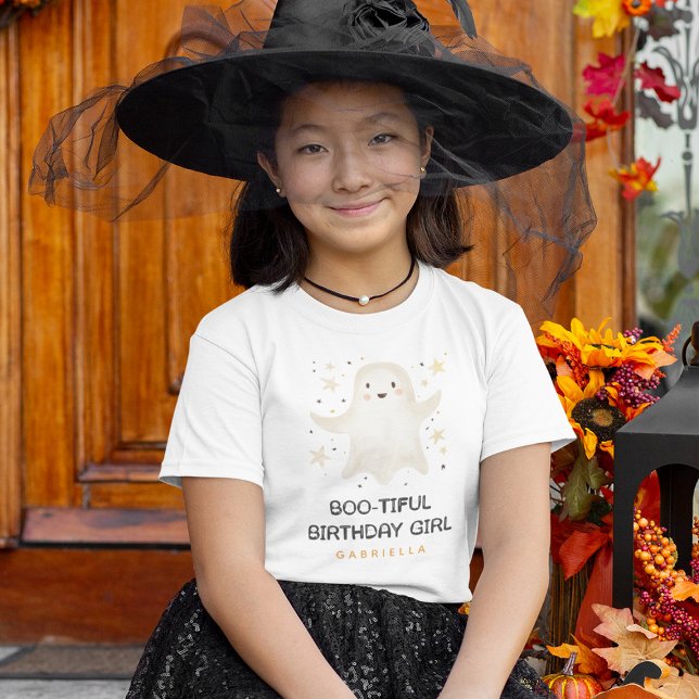 BOO-schönes Geburtstagsmädchen' Friendly Ghost T-Shirt (Von Creator hochgeladen)
