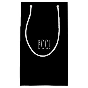 Boo Schwarz-weiß lecker minimalistischer Halloween Kleine Geschenktüte