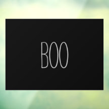 Boo Schwarz-weiß leckere, handgeschriebene Hallowe