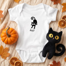 Boo Schwarze Katze Halloween