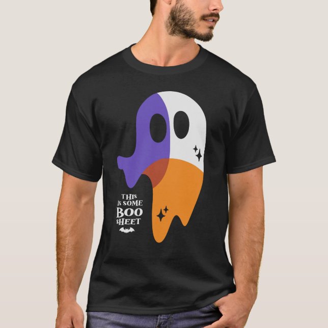 Boo Sheet Ghost - Funny Halloween T-Shirt (Vorderseite)