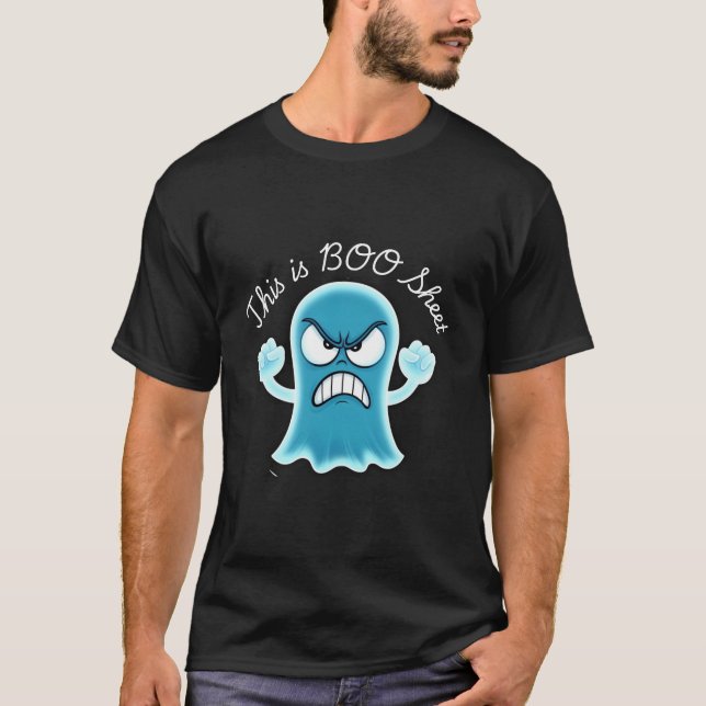 Boo Sheet Ghost Halloween Kostüm für Männer und Fr T-Shirt (Vorderseite)