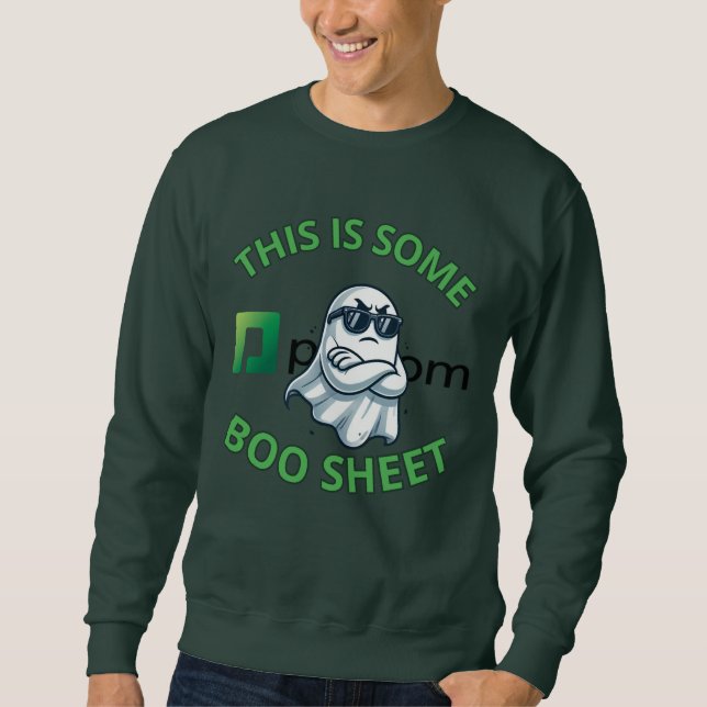 Boo Sheet Sweatshirt PCOM Green (Vorderseite)
