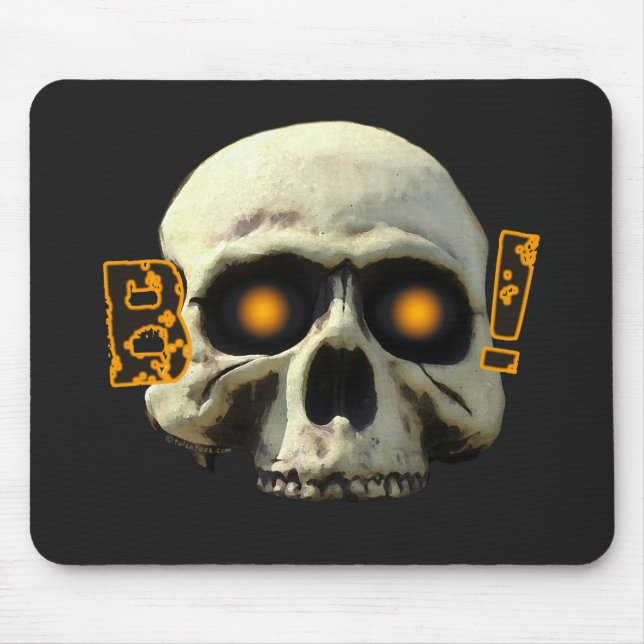 Boo Skull Mousepad (Vorne)