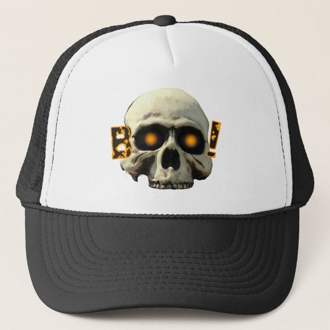 Boo Skull Truckerkappe (Vorderseite)