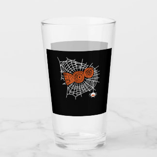 Boo Spider Web Funny Niedlich Spider Web Grafik Glas