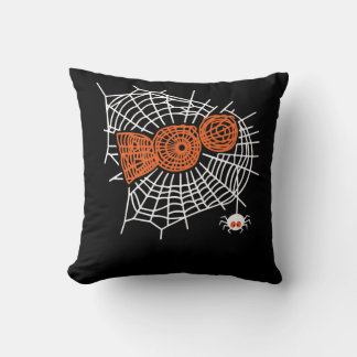 Boo Spider Web Funny Niedlich Spider Web Grafik Kissen