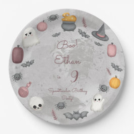 Boo! Spooktacular-Kindergeburtstag-Party Pappteller