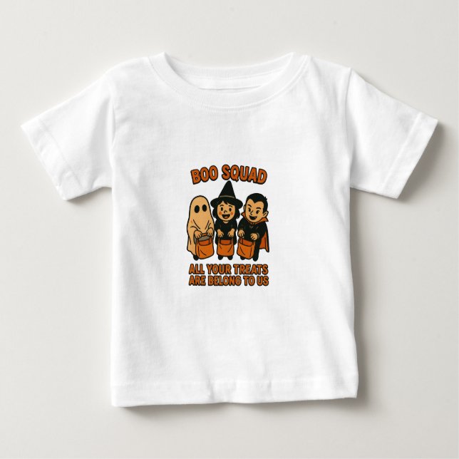 Boo Squad – All Your Treats Are Belong To Us Baby T-shirt (Vorderseite)