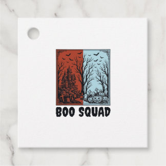 Boo Squad Vintage Halloween-Kürbis-Shirt-Design_1 Geschenkanhänger