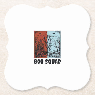 Boo Squad Vintage Halloween-Kürbis-Shirt-Design_1 Untersetzer