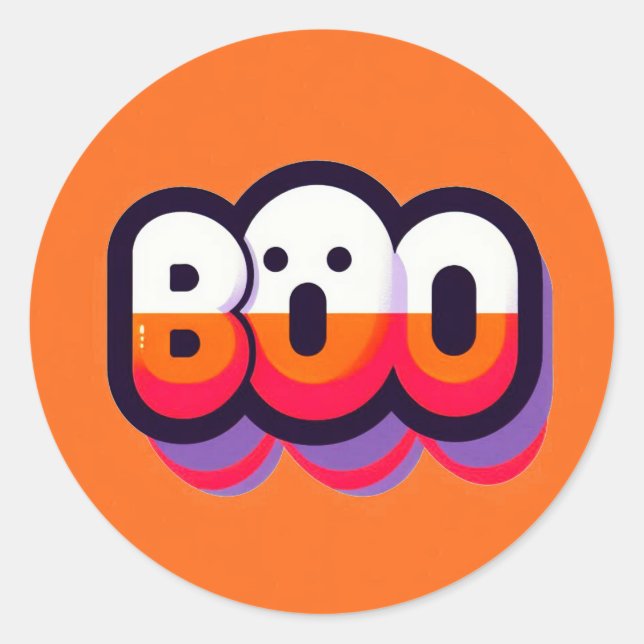 Boo Stickers (Vorderseite)