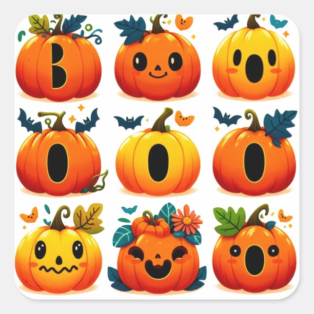 Boo Stickers (Vorderseite)