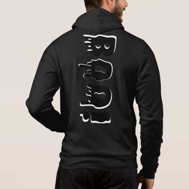 Boo T-Shirt Hoodie (Rückseite)