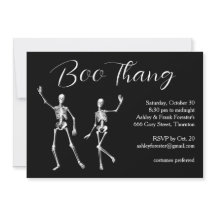 Boo Thang Dancing Skeletts Halloween-Party
