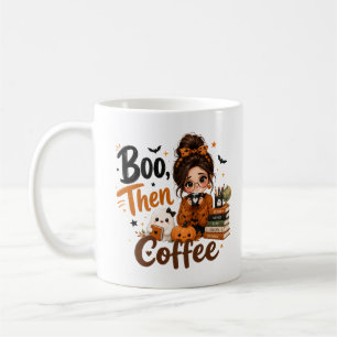 Boo Then Coffee Halloween-Lehrer-Tasse Kaffeetasse