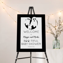 BOO - TIFUL Babydusche BW Halloween Empfang