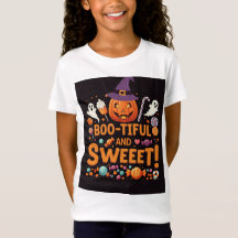Boo Tiful Family Matching Halloween Girls' T - Shi